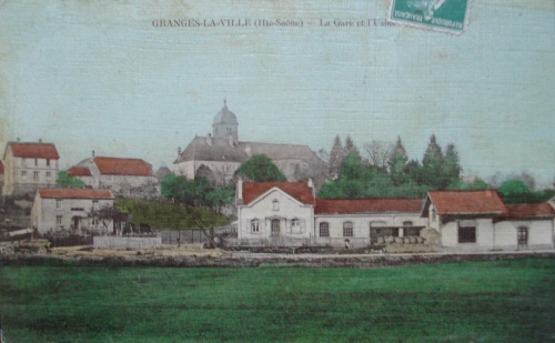 Le site de Granges la Ville en 1910, collection O. Pernot