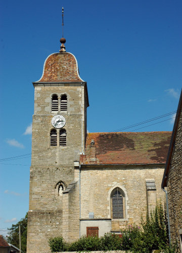 L'église de Sainte-Agnès, photo M. Morlin